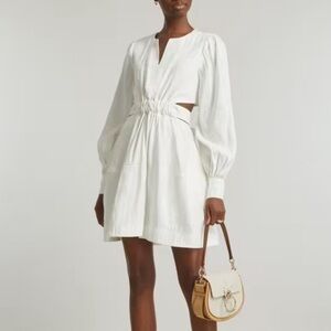 Aje. Spectral V-Neck Mini Dress 12